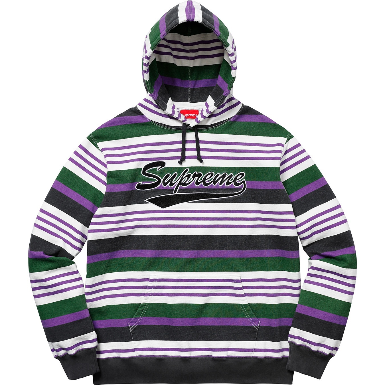 Striped Hooded Sweatshirt view 4